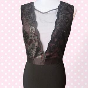 Goddiva Women's Black Dress